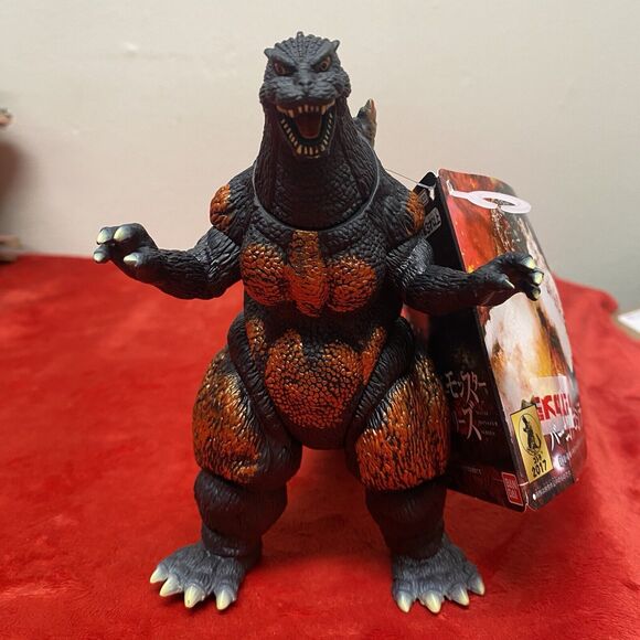 Bandai Movie Monsters Series Burning Godzilla 6" Vinyl Figure Japanese New - Picture 1 of 15